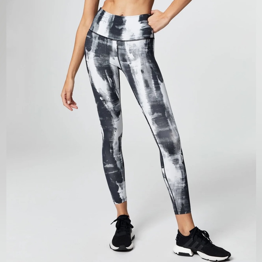 VARLEY Luna Legging Mono Cloud Black White Marble Size XS